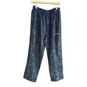 NWT YOUNGLA Ugly Pants Black Edition Joggers Damask M